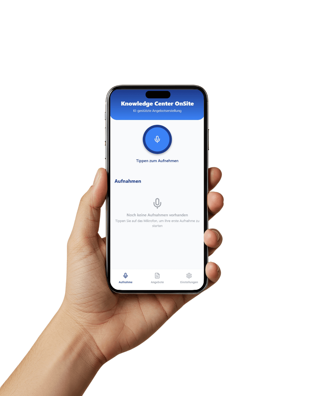 Buridans App auf dem Smartphone